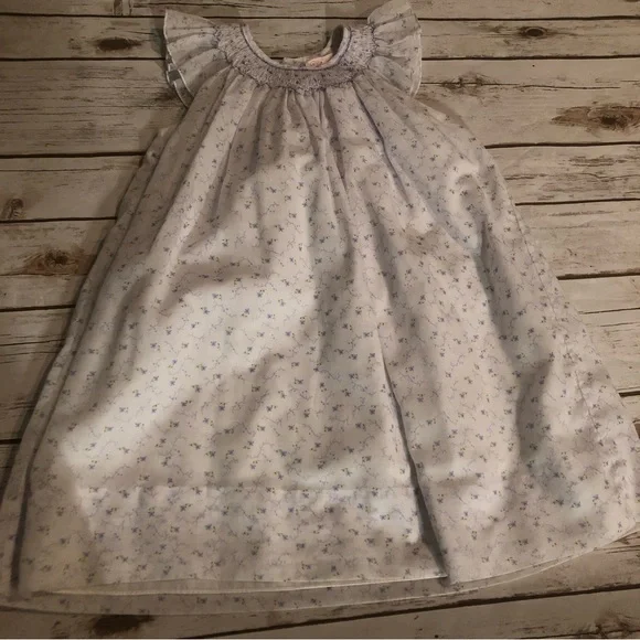 Petit Ami | Dresses | Petit Ami Purple Floral Smocked Dress | Poshmark